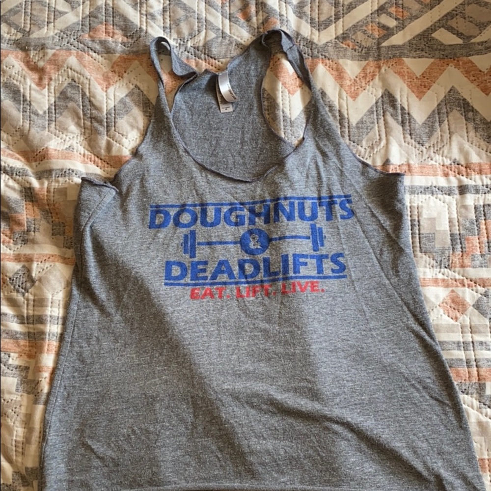Doughnuts and deadlifts tank